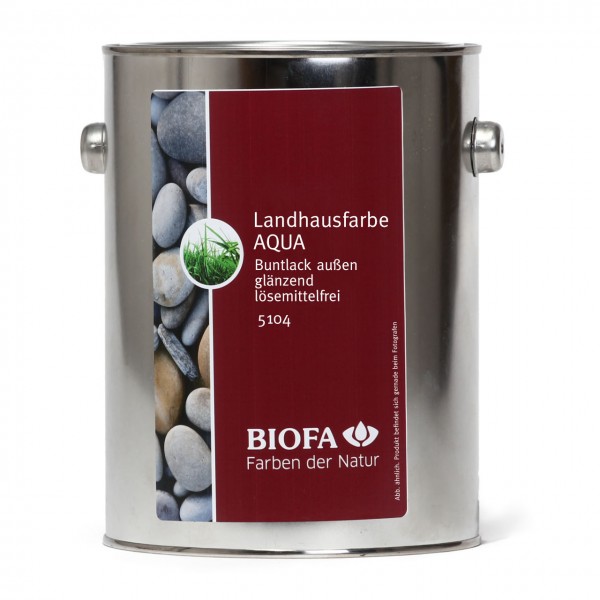 Landhausfarbe AQUA Buntlack außen, glänzend, lösemittelfrei 5104