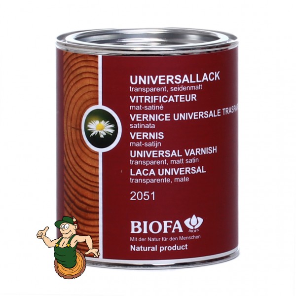 Universallack, transparent, seidenmatt 2051