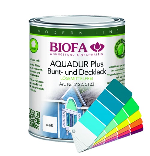 AQUADUR Plus Buntlack außen, farbig, 5123