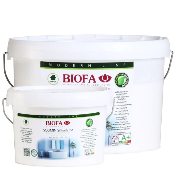 SOLIMIN Silikatfarbe / Mineralfarbe, weiß, lösemittelfrei 3051