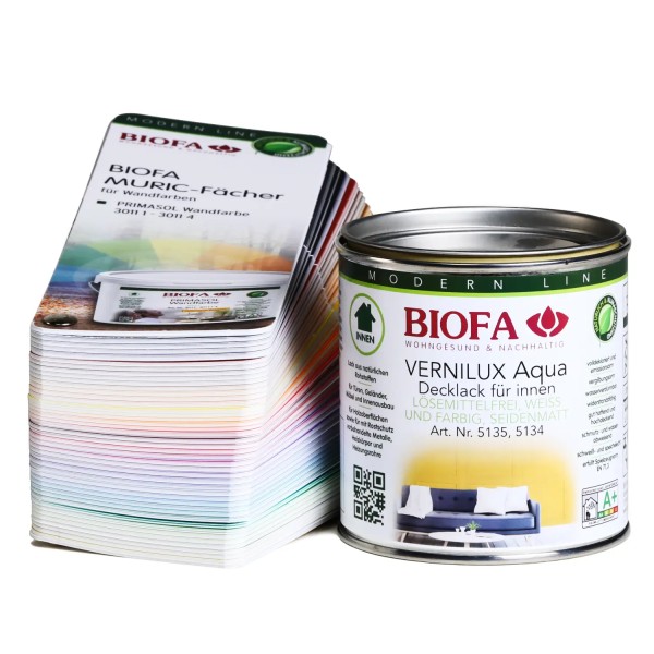 VERNILUX Aqua Decklack innen, farbig, seidenmatt 5134